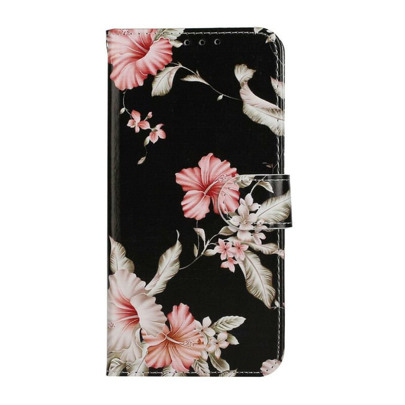 Flip Cover Huawei Y6p Myriade de Fleurs