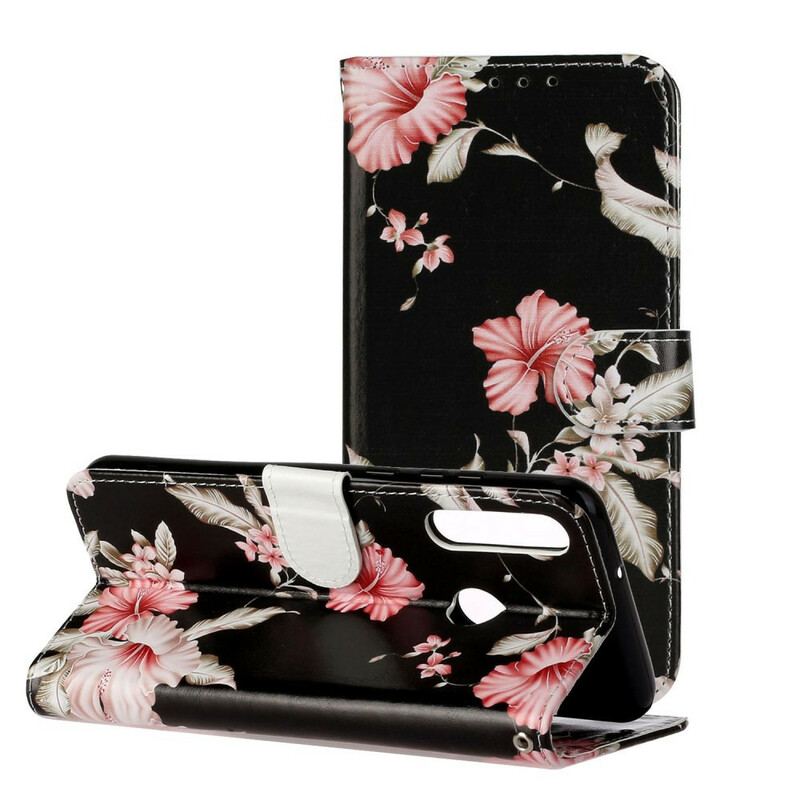 Flip Cover Huawei Y6p Myriade de Fleurs