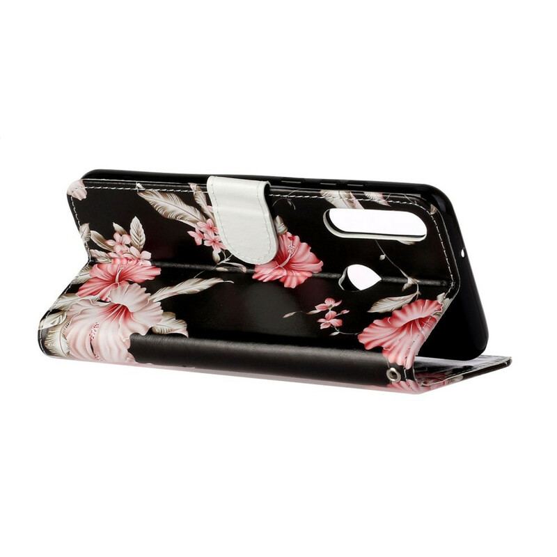 Flip Cover Huawei Y6p Myriade de Fleurs