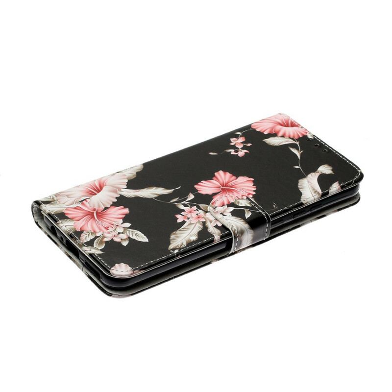 Flip Cover Huawei Y6p Myriade de Fleurs