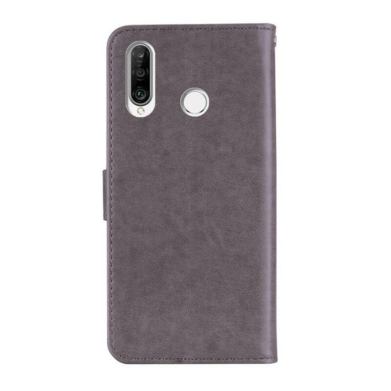 Housse Huawei Y6p Hibou Mandala et Breloque