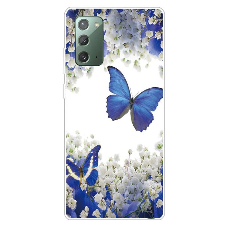 Coque Samsung Galaxy Note 20 Butterflies