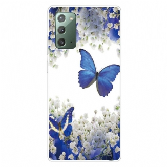 Coque Samsung Galaxy Note 20 Butterflies