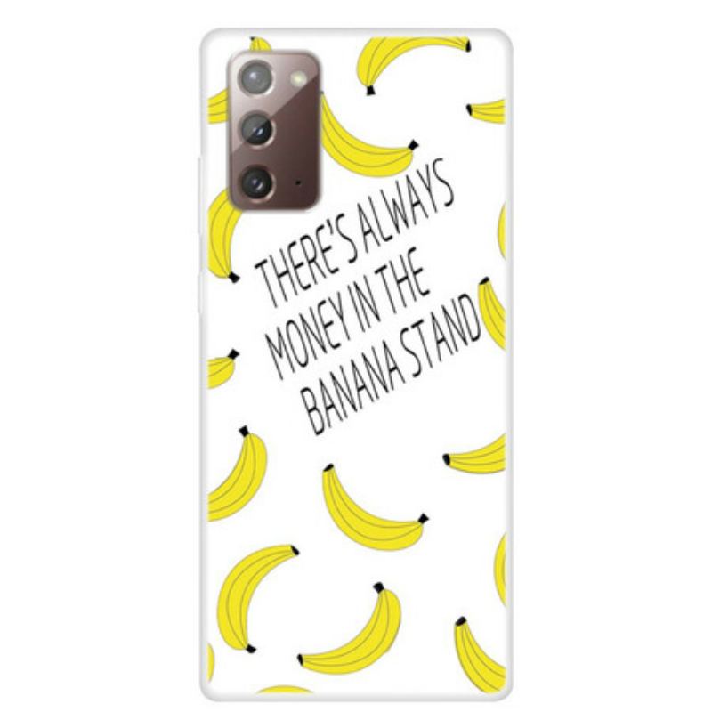 Coque Samsung Galaxy Note 20 Transparente Banana Money