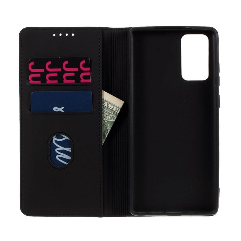 Flip Cover Samsung Galaxy Note 20 Porte-Carte Support