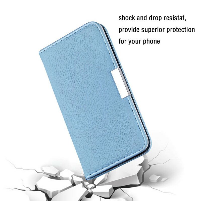 Flip Cover Samsung Galaxy Note 20 Simili Cuir Litchi Ultra Chic