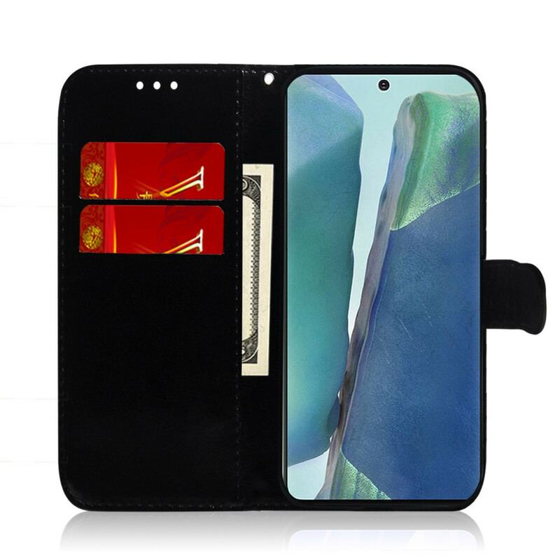 Housse Samsung Galaxy Note 20 Simili Cuir Couverture MIroir