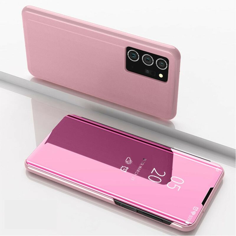 View Cover Samsung Galaxy Note 20 Miroir et Simili Cuir