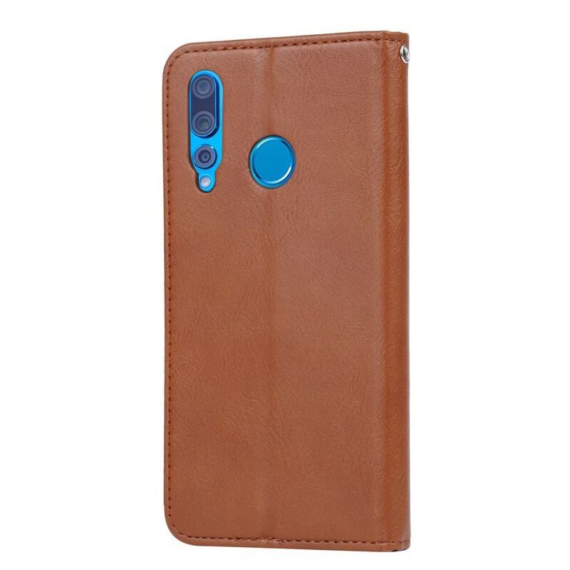 Flip Cover Huawei P Smart Z / Honor 9X Simili Cuir Porte-Cartes