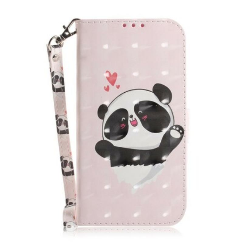 Housse Huawei P Smart Z Panda Love à Lanière