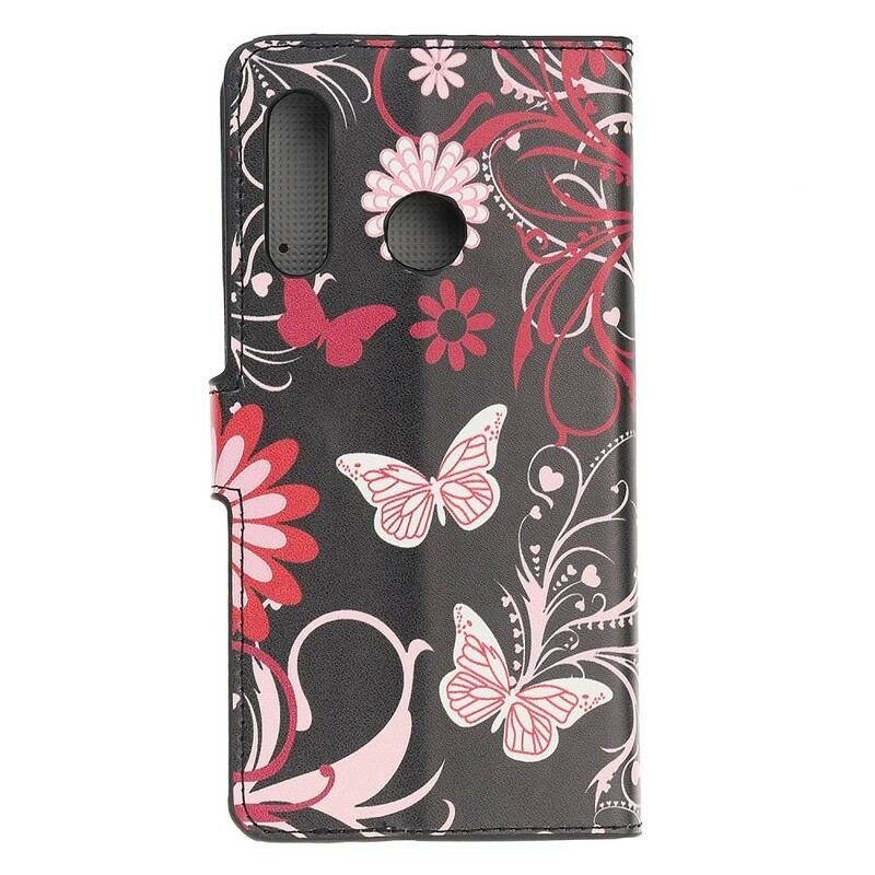 Housse Huawei P Smart Z Papillons et Fleurs