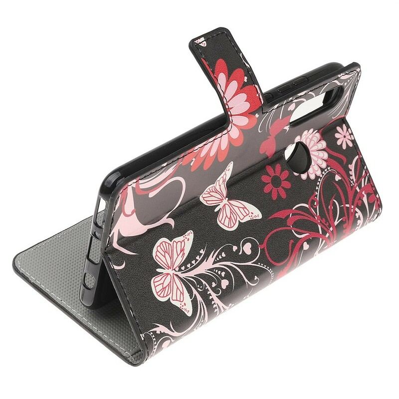 Housse Huawei P Smart Z Papillons et Fleurs