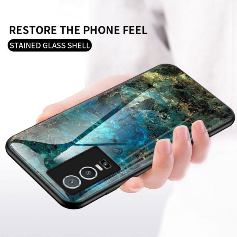 Coque Vivo Y76 5G Verre Trempé Marble Colors