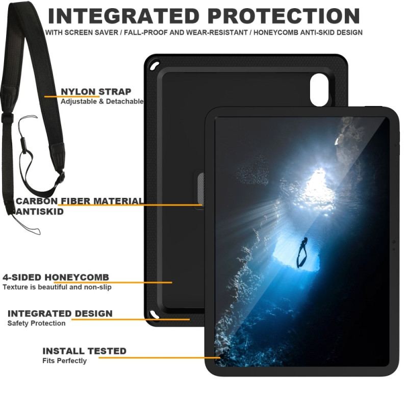 Coque iPad 10.9" (2022) EVA avec Sangle-Support et Bandoulière