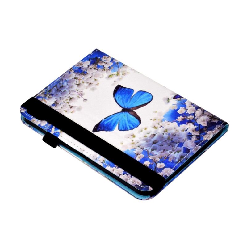 Housse iPad 10.9'' (2022) Papillons Bleus