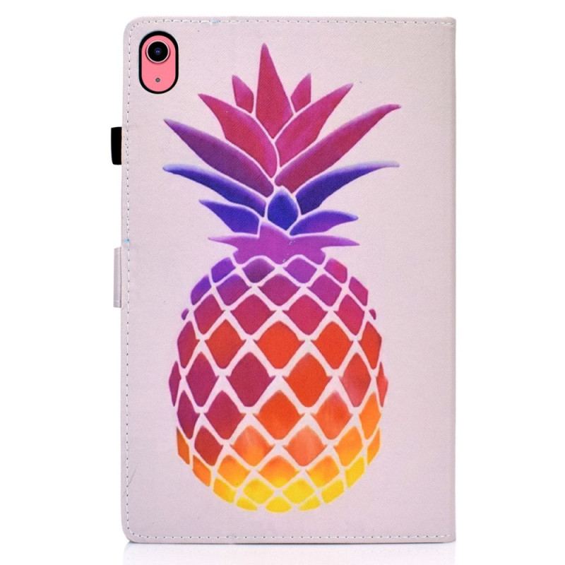 Housse iPad 10.9" (2022) Ananas Coloré