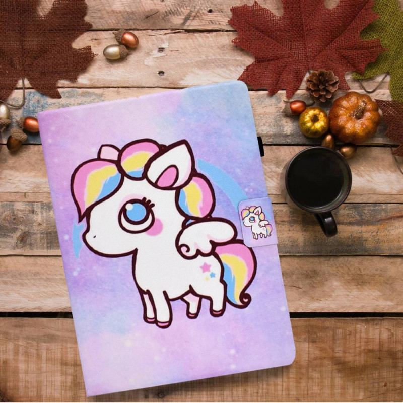 Housse iPad 10.9" (2022) Dessin Licorne