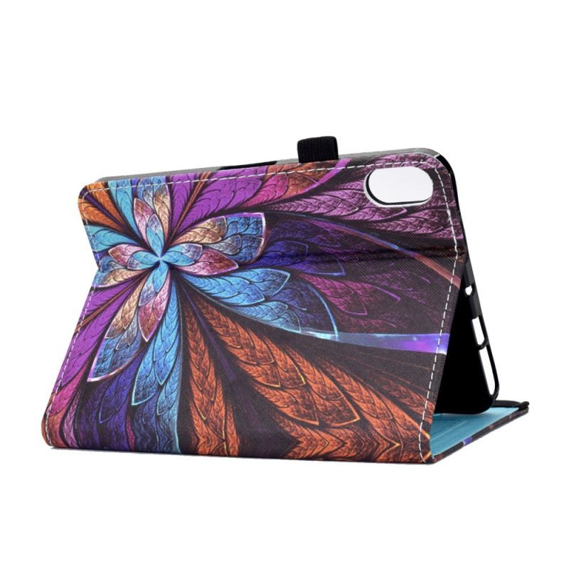 Housse iPad 10.9" (2022) Fleur Abstraite