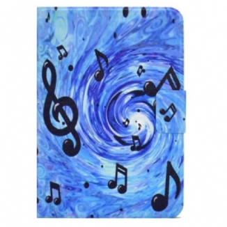 Housse iPad 10.9" (2022) Notes de Musique