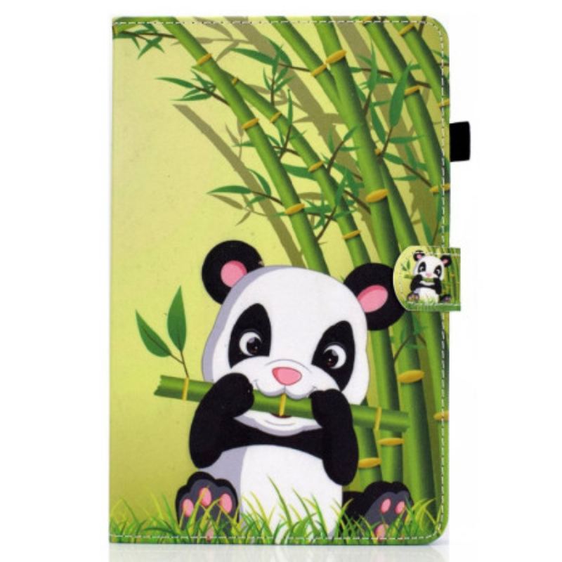 Housse iPad 10.9" (2022) Panda Gourmand