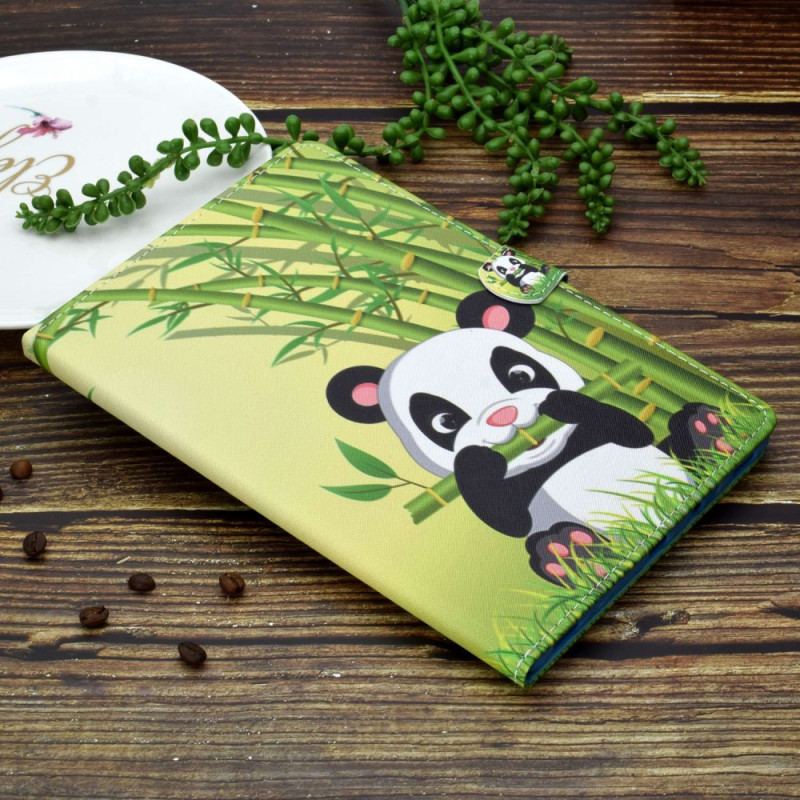 Housse iPad 10.9" (2022) Panda Gourmand