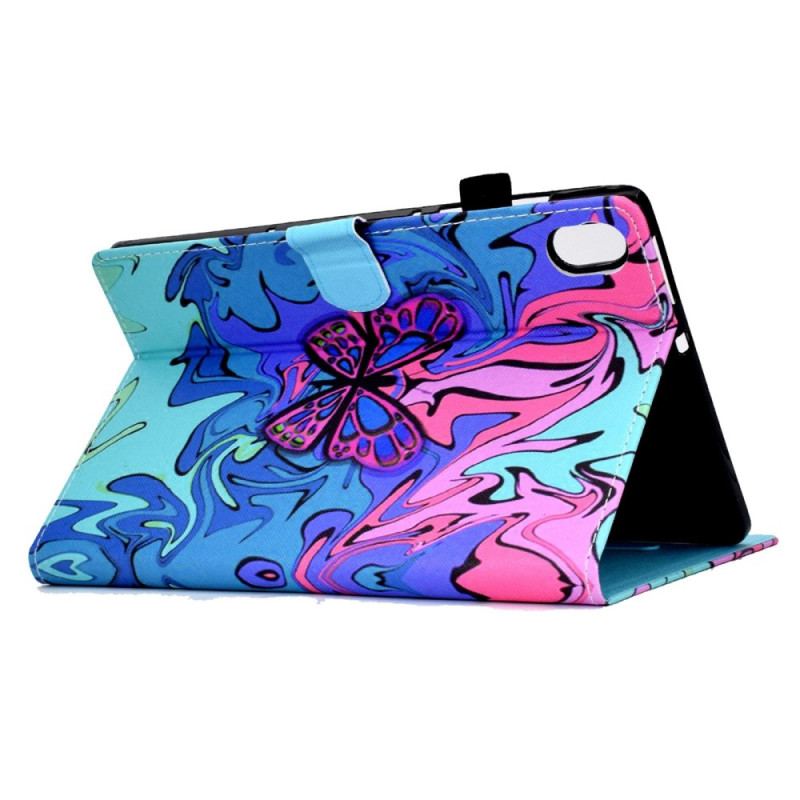 Housse iPad 10.9" (2022) Peinture Papillon