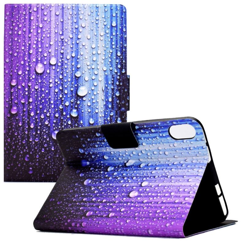 Housse iPad 10.9" (2022) Pluie Artistique