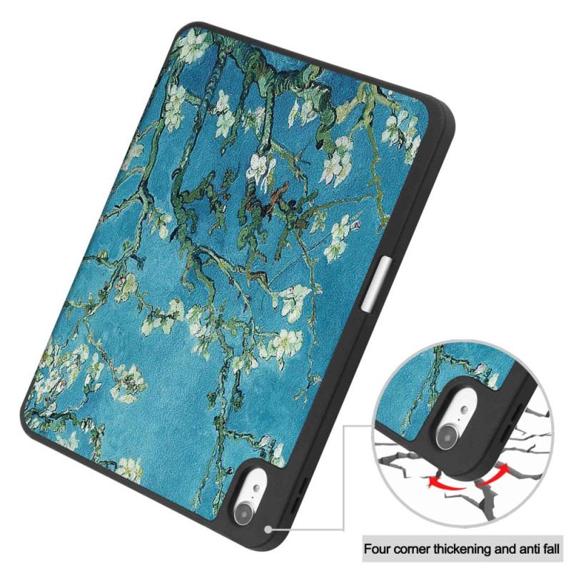 Smart Case iPad 10.9'' (2022) Porte-Stylet Branches