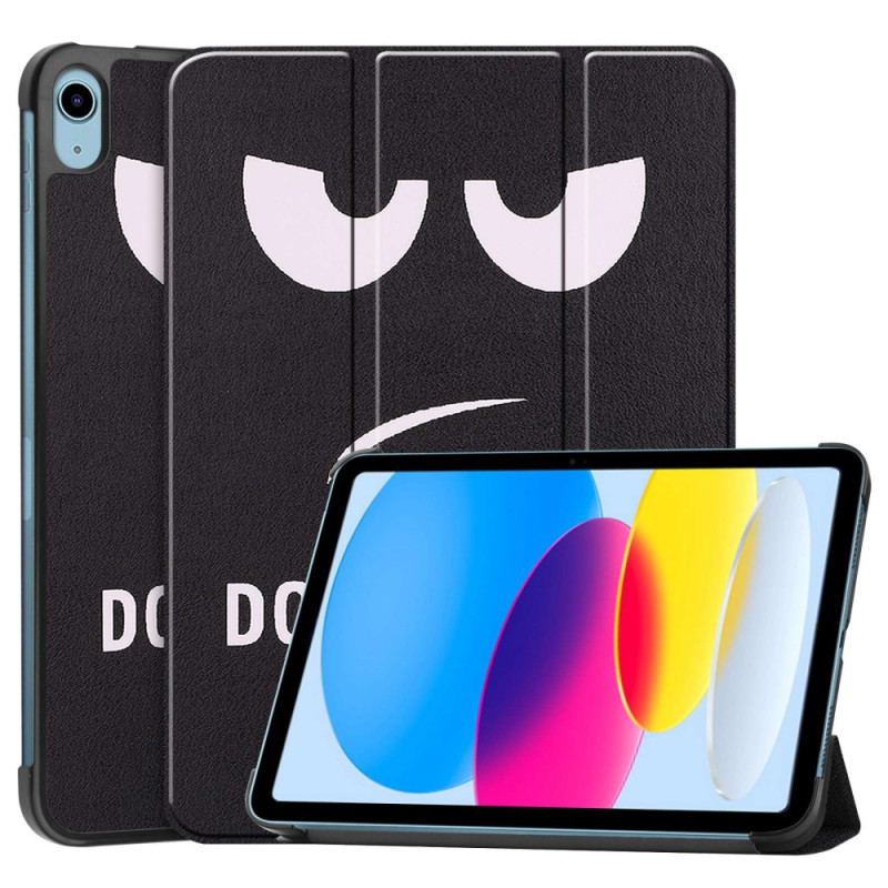 Smart Case iPad 10.9'' (2022) Renforcée Don't Touch Me