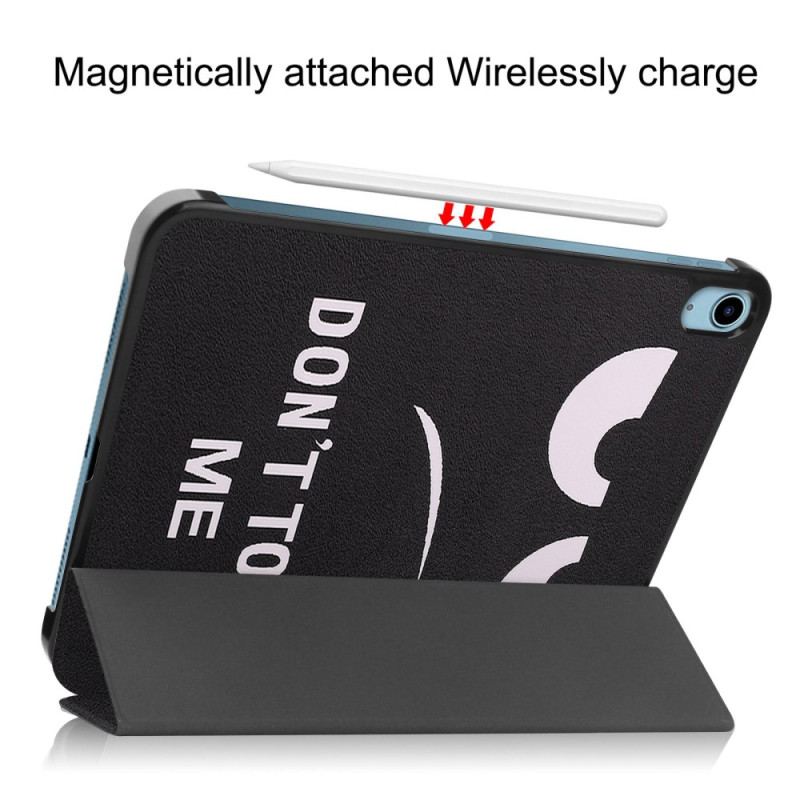 Smart Case iPad 10.9'' (2022) Renforcée Don't Touch Me