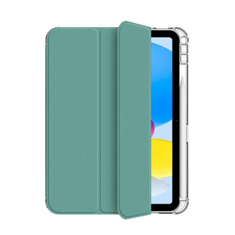 Smart Case iPad 10.9" (2022) Dos Transparent Porte-Stylet