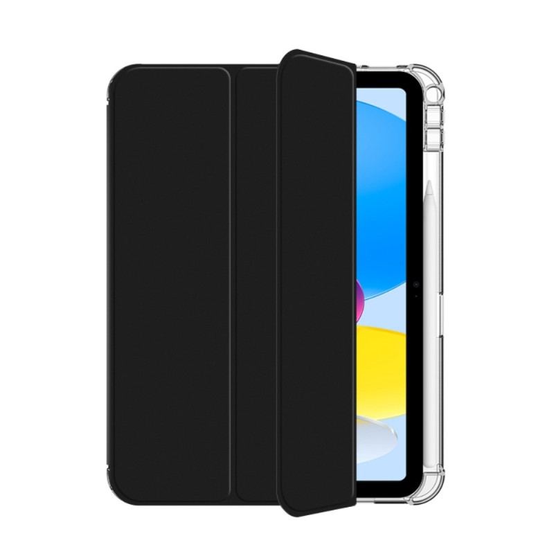 Smart Case iPad 10.9" (2022) Dos Transparent Porte-Stylet