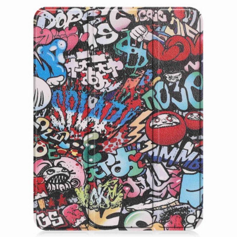 Smart Case iPad 10.9" (2022) Porte-Stylet Graffitis