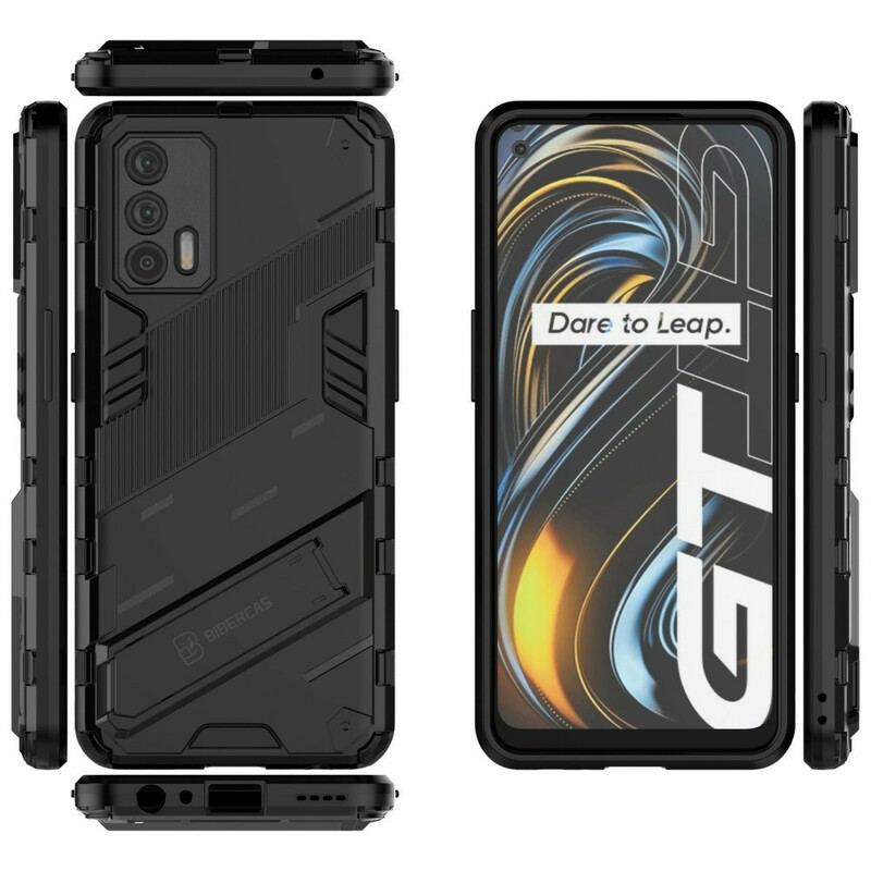 Coque Realme GT 5G Support Amovible Deux Positions Mains Libres