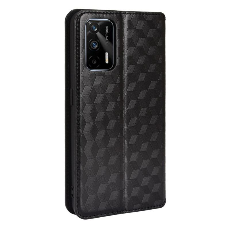 Flip Cover Realme GT 5G Effet Cuir Diamant