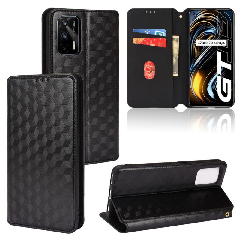 Flip Cover Realme GT 5G Effet Cuir Diamant