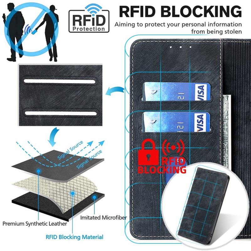 Flip Cover Vivo Y35 / Y22s RFID