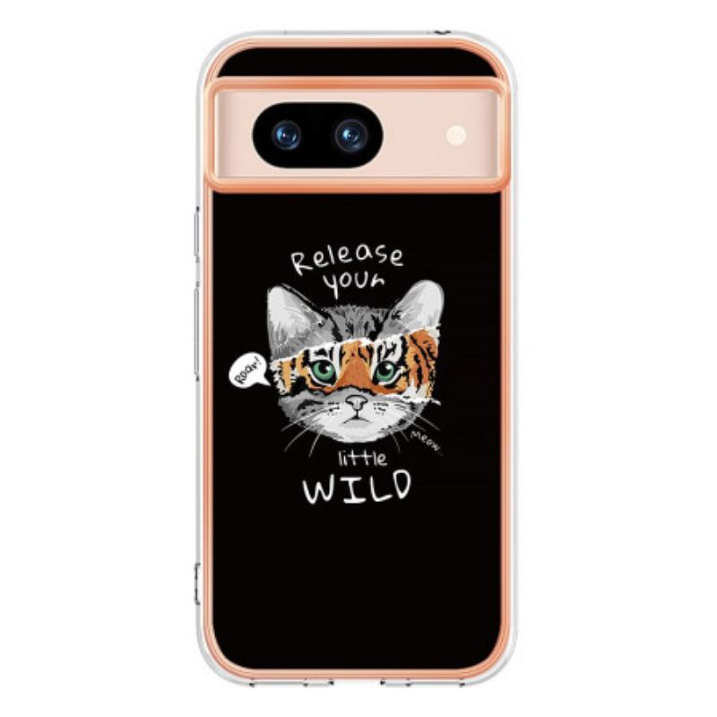 Coque Google Pixel 8A Chat et Tigre