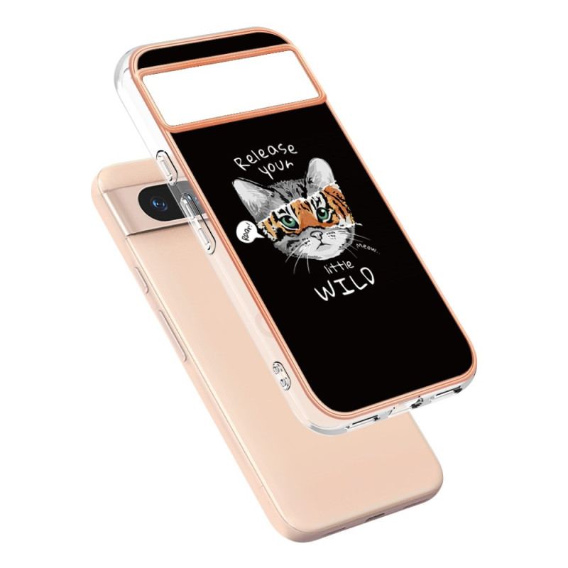 Coque Google Pixel 8A Chat et Tigre