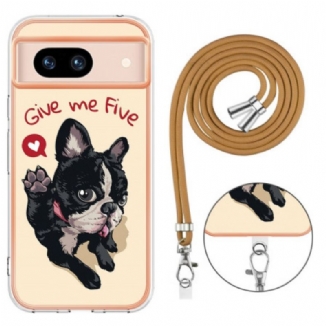 Coque Google Pixel 8A Chien Give Me Five