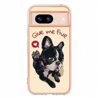 Coque Google Pixel 8A Chien Give Me Five