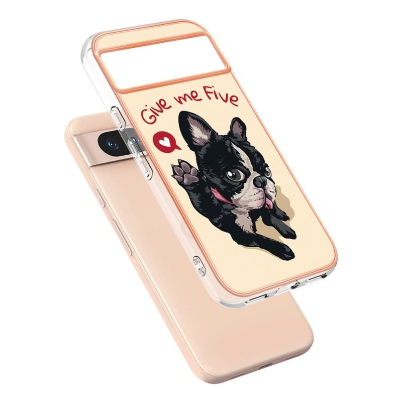 Coque Google Pixel 8A Chien Give Me Five