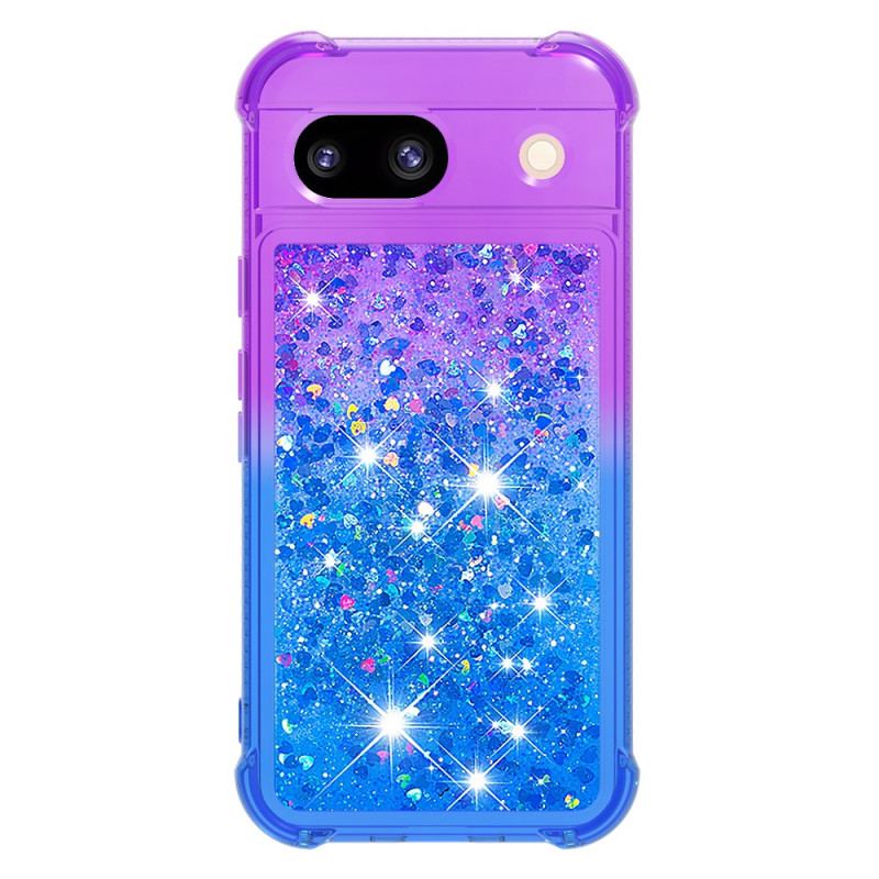 Coque Google Pixel 8A Dégradé Paillettes