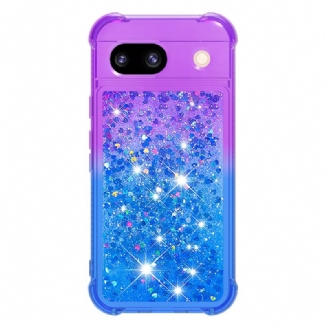 Coque Google Pixel 8A Dégradé Paillettes