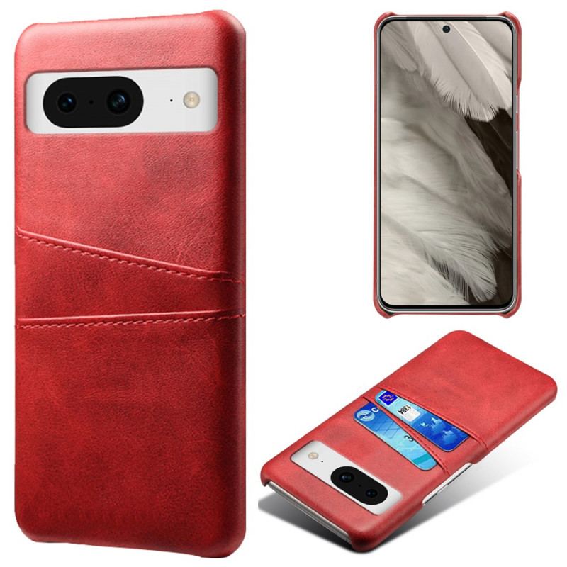 Coque Google Pixel 8A Effet Cuir Porte-Cartes