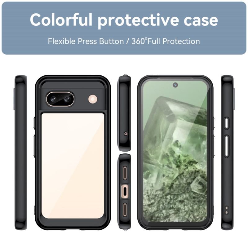 Coque Google Pixel 8A Rebords Colorés