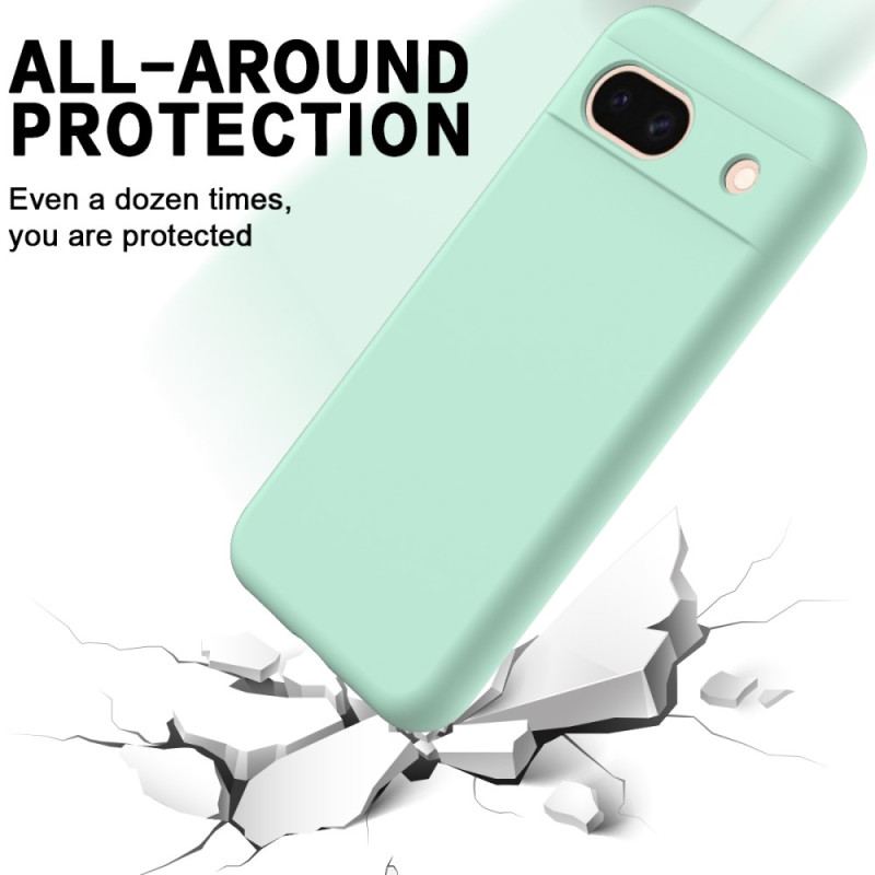 Coque Google Pixel 8A Silicone Liquide à Lanière