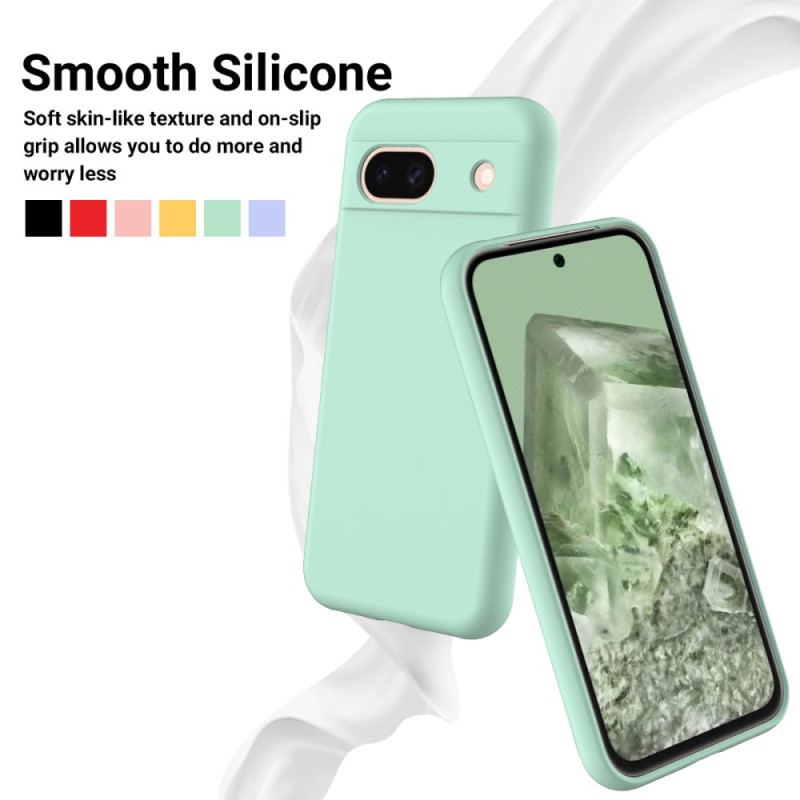 Coque Google Pixel 8A Silicone Liquide à Lanière