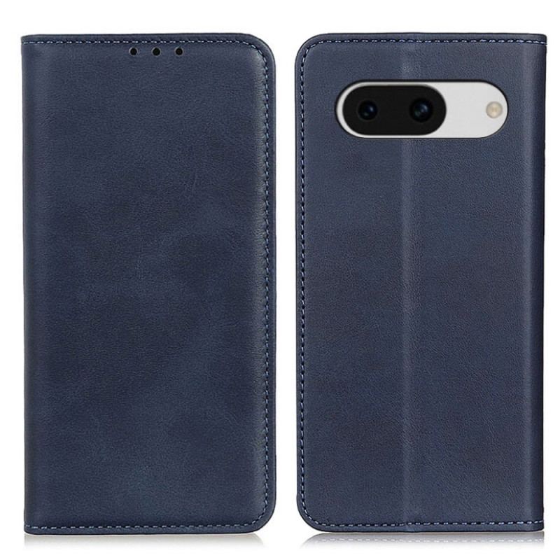 Flip Cover Google Pixel 8A Cuir Fendu Classique