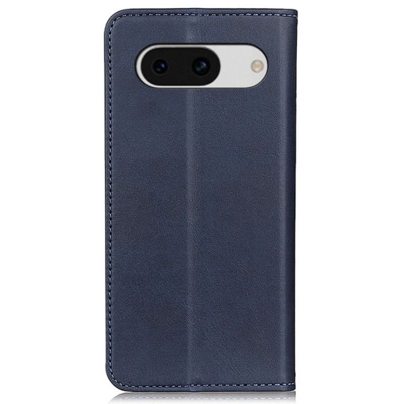 Flip Cover Google Pixel 8A Cuir Fendu Classique